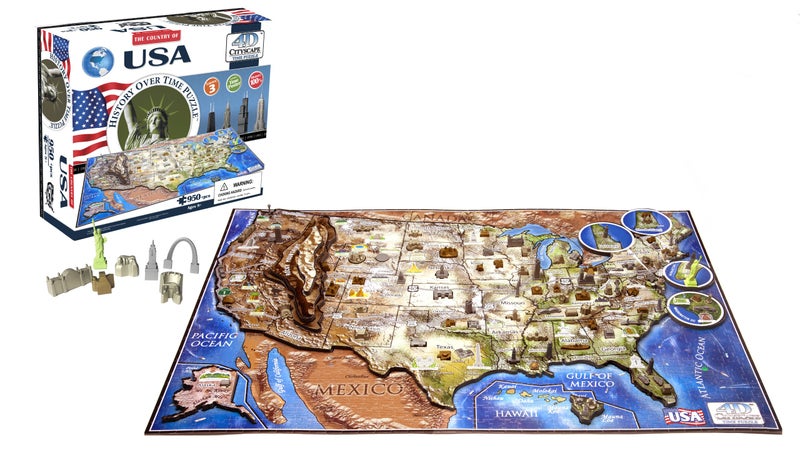 4D Cityscape Seattle Time Puzzle (800 Piece) - Image 1